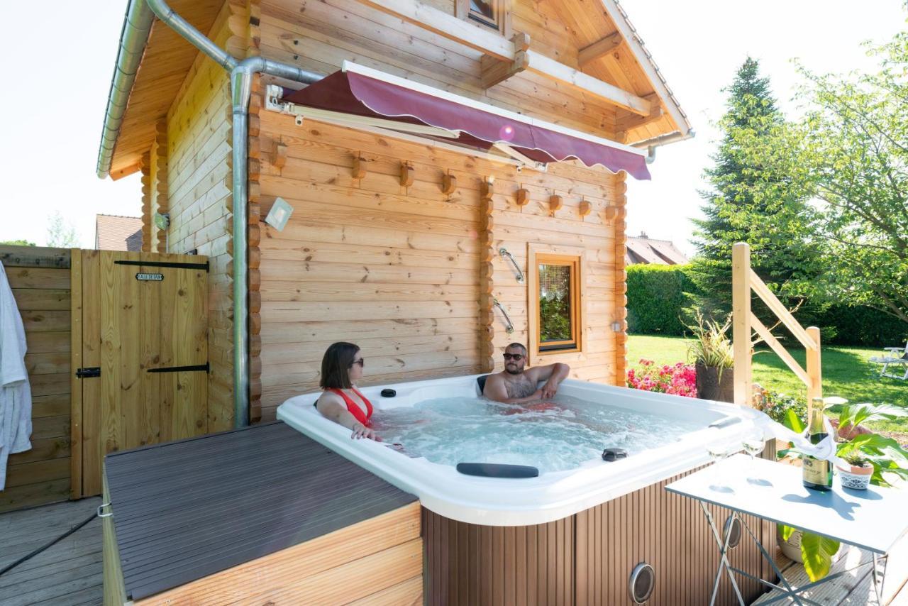 Chalet & Spa Sur La Cote Fleurie Auberville Bagian luar foto